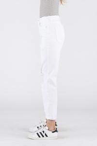 Sneak Peek 90's Skinny High Rise Distressed White Jeans