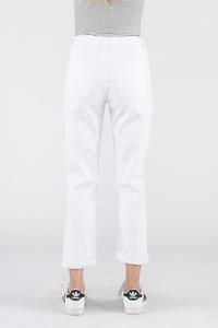 Sneak Peek 90's Skinny High Rise Distressed White Jeans