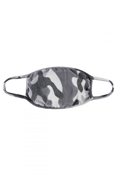 Camo Print Reusable Face Mask