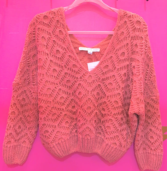 Rose V Neck Sweater
