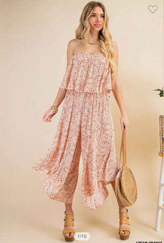 Colorful Leopard Jumpsuit