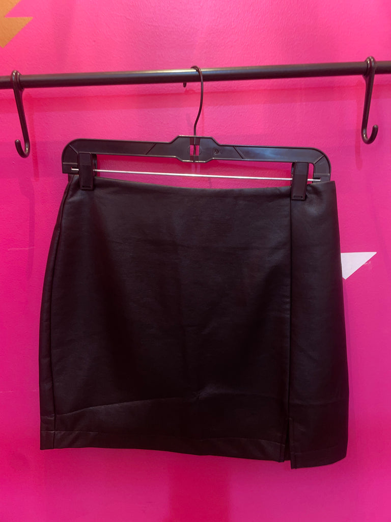 Vegan Leather Skirt