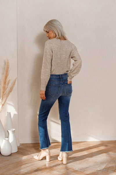 Sneak Peek Knee Distressed Jeans