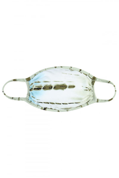 Olive Tie Dye Reusable Face Mask