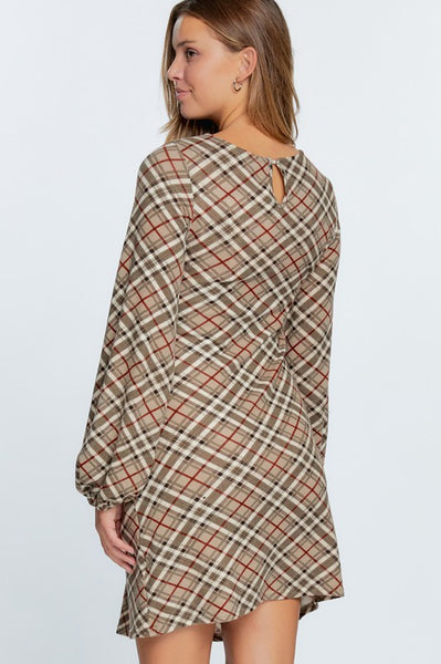 Pure Plaid Dress