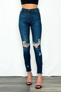 distressed knee