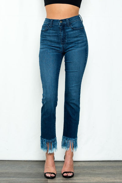 fringe jean