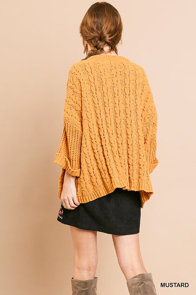 mustard warm sweater