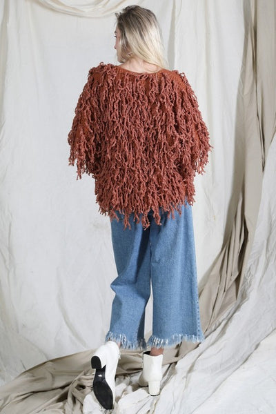 shag cardigan
