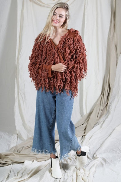 shag cardigan