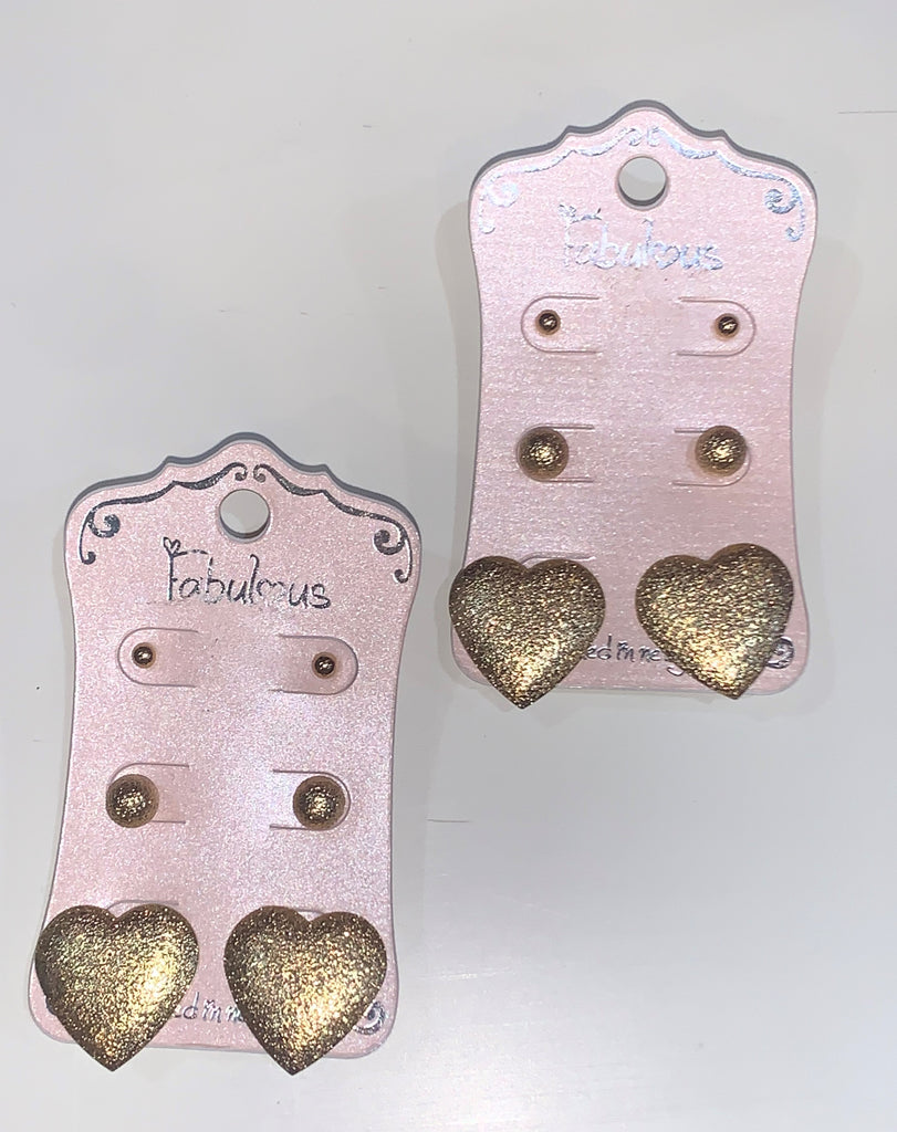Heart Stud Earrings