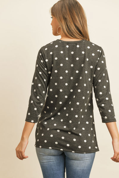 polkadot knot top