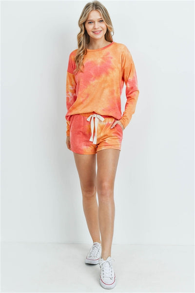 long sleeve tie dye set