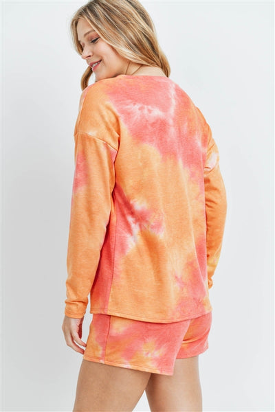 long sleeve tie dye set